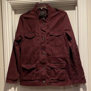 Lucky Brand Maroon Utility Jacket